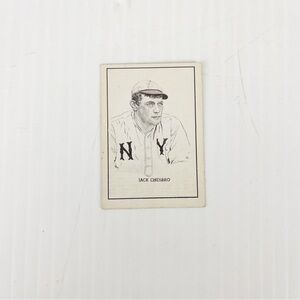 Vintage 1950 Callahan Hall of Fame Jack Chesbro Baseball Trading Card